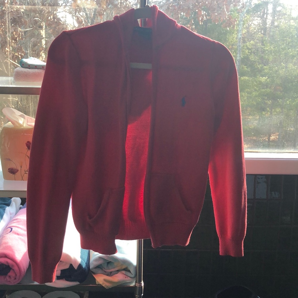 Red Ralph Lauren Zipper-Up